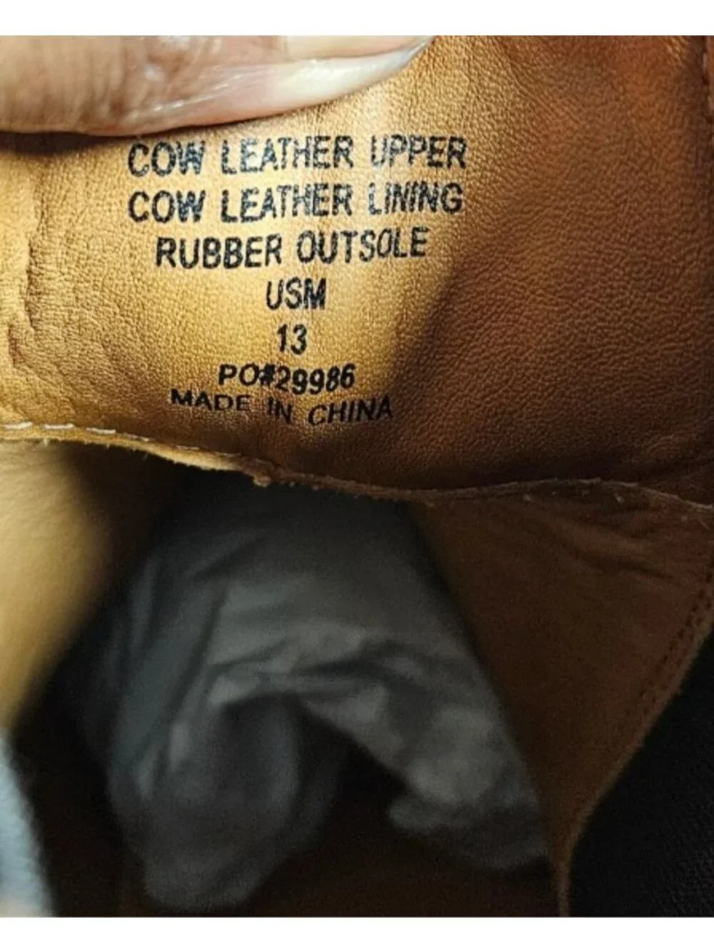 Quince Cow Leather Chelsea Rugged Lug Sole Pull Tab Boots Men Size 13